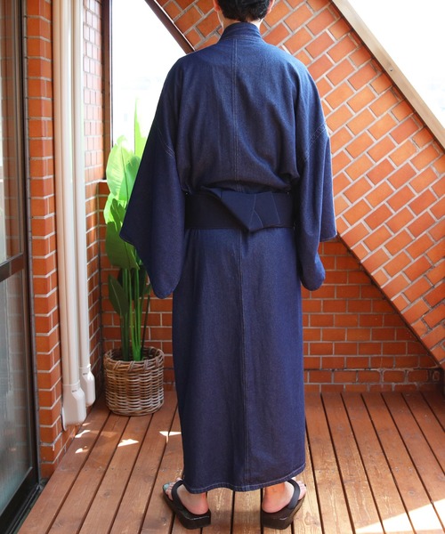 8(eight)(エイト)の「デニム着物(浴衣・メンズ・インディゴブルー・SMALL/LARGE/MEDIUM)」の12枚目の写真