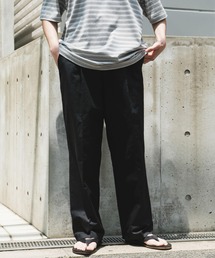 URBAN RESEARCH DOORS | コットンリネンマーセライズライトチノトラウザー(その他パンツ)