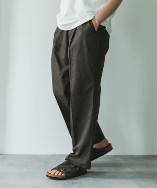 URBAN RESEARCH DOORS（アーバンリサーチドアーズ）の「コットンリネンマーセライズライトチノトラウザー（その他パンツ・メンズ・ネイビー/ベージュ/チャコールグレー・MEDIUM/LARGE）」の6枚目の写真
