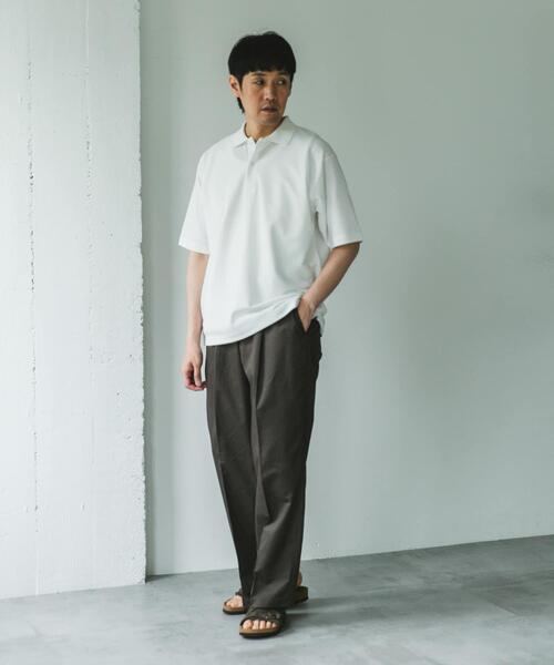 URBAN RESEARCH DOORS（アーバンリサーチドアーズ）の「コットンリネンマーセライズライトチノトラウザー（その他パンツ・メンズ・ネイビー/ベージュ/チャコールグレー・MEDIUM/LARGE）」の9枚目の写真