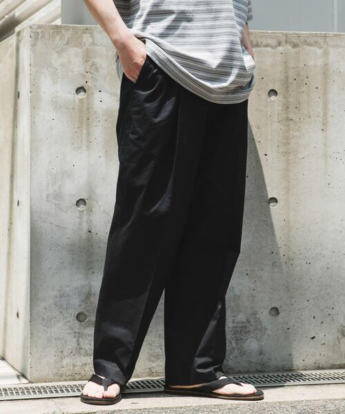 URBAN RESEARCH DOORS（アーバンリサーチドアーズ）の「コットンリネンマーセライズライトチノトラウザー（その他パンツ・メンズ・ネイビー/ベージュ/チャコールグレー・MEDIUM/LARGE）」の16枚目の写真