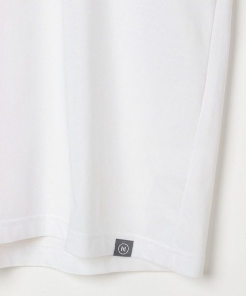 NUMERALS（ヌメラルズ）の「【NUMERALS】バックロゴプリントTEE（Tシャツ/カットソー・メンズ・オフホワイト/ブラック/パープル・MEDIUM/LARGE）」の16枚目の写真