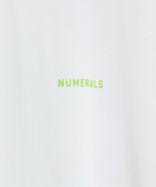 NUMERALS（ヌメラルズ）の「【NUMERALS】バックロゴプリントTEE（Tシャツ/カットソー・メンズ・オフホワイト/ブラック/パープル・MEDIUM/LARGE）」の17枚目の写真