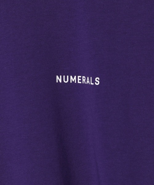 NUMERALS（ヌメラルズ）の「【NUMERALS】バックロゴプリントTEE（Tシャツ/カットソー・メンズ・オフホワイト/ブラック/パープル・MEDIUM/LARGE）」の21枚目の写真