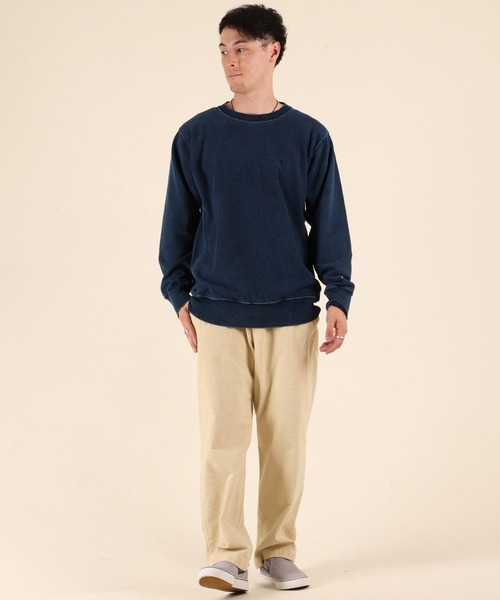 Champion(チャンピオン)の「CHAMPION/チャンピオン RW CREW NECK SWEATSHIRT スウェット C3-C020(スウェット・メンズ・インディゴブルー/ライトブラック・L/M/XL)」の8枚目の写真