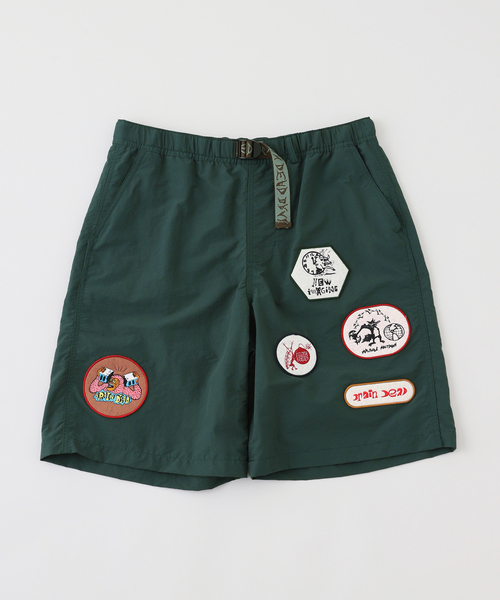 ショートパンツ Baggy Climber Short white XL セール】BRAIN DEAD / ブレインデッド NYLON BAGGY CLIMBER SHORT