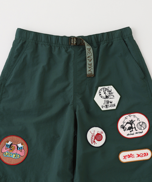 BRAIN DEAD(ブレインデット)の「BRAIN DEAD / ブレインデッド NYLON BAGGY CLIMBER SHORT(その他パンツ・メンズ・グリーン・MEDIUM/LARGE)」の4枚目の写真