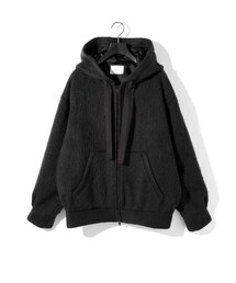 MIDIUMISOLID Men’s シャギージップアップパーカー