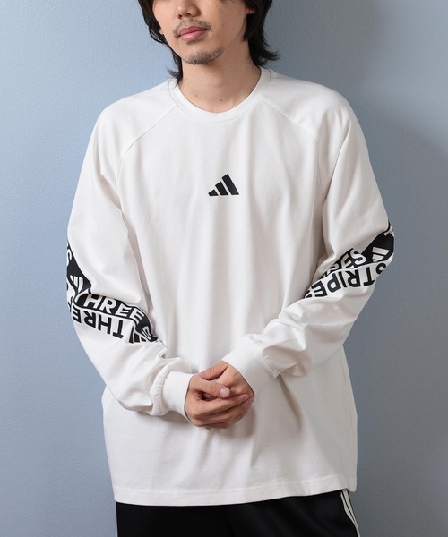 adidas/アディダス 長袖Tシャツ/ロンT ブランドロゴ QF125（Tシャツ