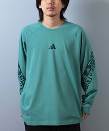adidas グリーン ロングスリーブ Tシャツ J/S レディース 【adidas】 アディダス W JACQUARD LS TOP ロング