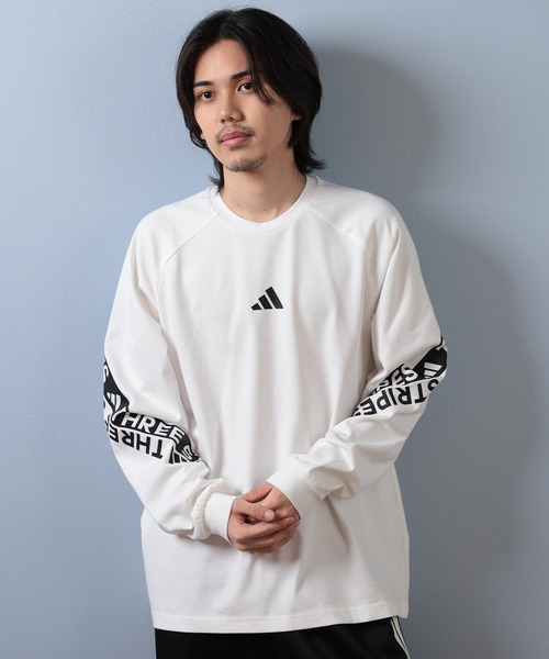 adidas - adidas アディダス ゲームシャツ ロンT 長袖カットソー デサント 即発☆送込】ADIDAS ロンT 3-STRIPES☆ロゴTEE 長袖 4カラー