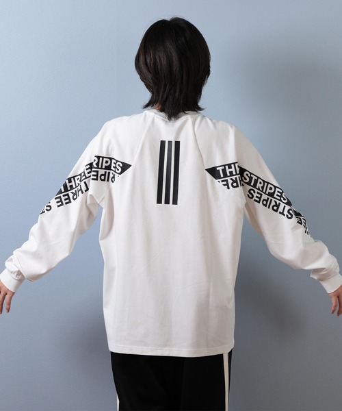 セール】adidas/アディダス 長袖Tシャツ/ロンT ブランドロゴ QF125（T