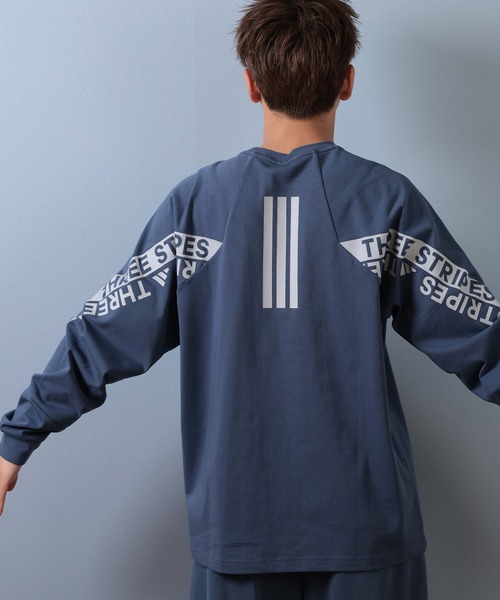 セール】adidas/アディダス 長袖Tシャツ/ロンT ブランドロゴ QF125（T