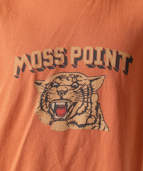 REMI RELIEF（レミレリーフ）の「REMI RELIEF(レミレリーフ) 別注20/-天竺BIGサイズＴシャツ(MOSS POINT)（Tシャツ/カットソー・メンズ・オレンジ/ホワイト系2・XL/M/L）」の11枚目の写真