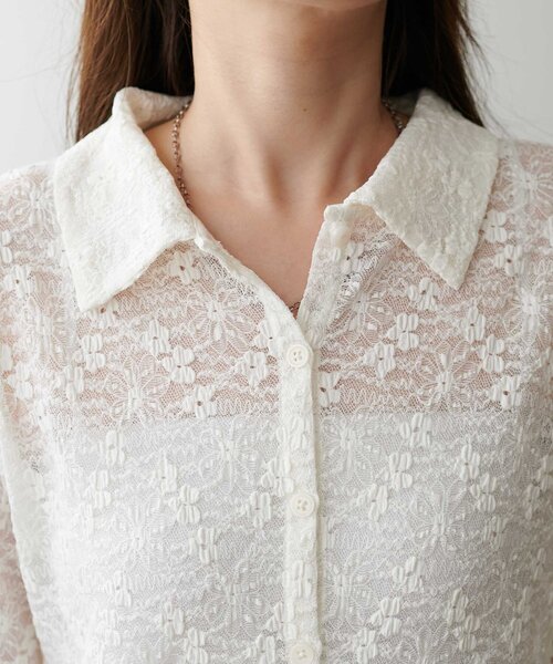 レースシャツ（シャツ/ブラウス）｜DISCOAT（ディスコート）の