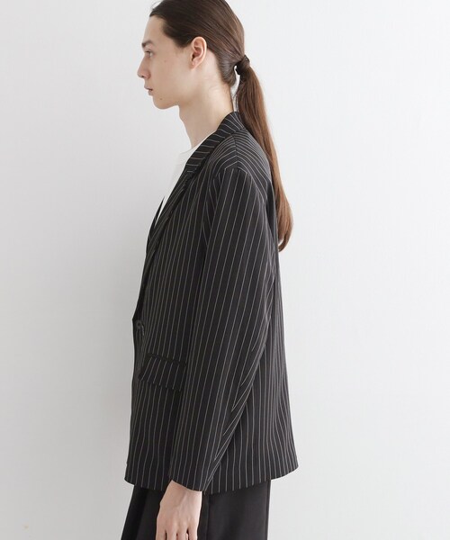 tk.TAKEO KIKUCHI（ティーケータケオキクチ）の「【セットアップ対応】ピンストライプルーズジャケット（テーラードジャケット・メンズ・ライトグレー系2/ブラック系2・03/02）」の13枚目の写真