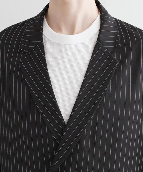 tk.TAKEO KIKUCHI（ティーケータケオキクチ）の「【セットアップ対応】ピンストライプルーズジャケット（テーラードジャケット・メンズ・ライトグレー系2/ブラック系2・03/02）」の15枚目の写真