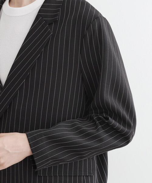 tk.TAKEO KIKUCHI（ティーケータケオキクチ）の「【セットアップ対応】ピンストライプルーズジャケット（テーラードジャケット・メンズ・ライトグレー系2/ブラック系2・03/02）」の16枚目の写真