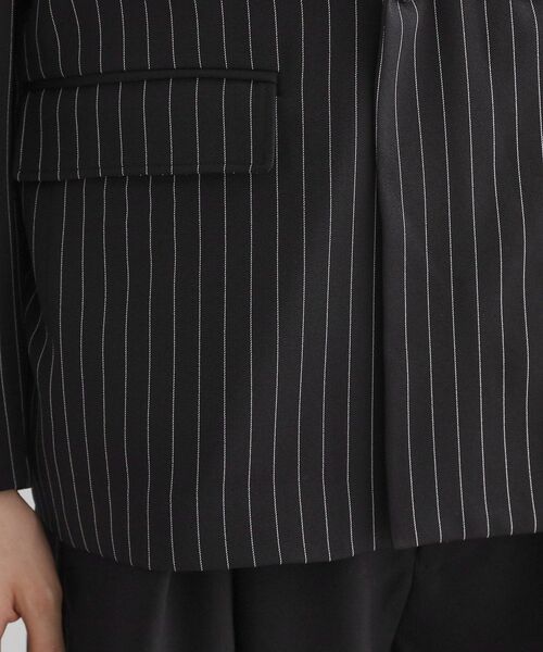 tk.TAKEO KIKUCHI（ティーケータケオキクチ）の「【セットアップ対応】ピンストライプルーズジャケット（テーラードジャケット・メンズ・ライトグレー系2/ブラック系2・03/02）」の18枚目の写真