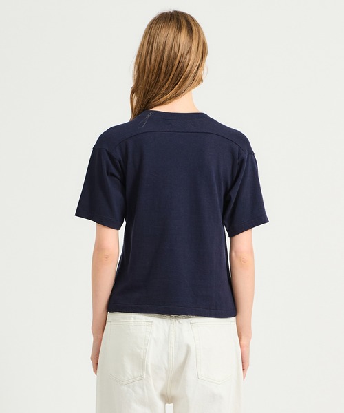 ESTNATION(エストネーション)の「J.B.ATTIRE / フットボール Tシャツ《ESTNATION EXCLUSIVE》(Tシャツ/カットソー・レディース・ネイビー・FREE)」の9枚目の写真
