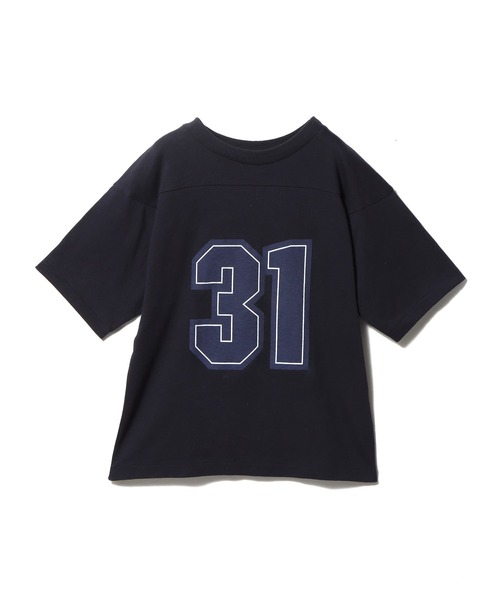 ESTNATION(エストネーション)の「J.B.ATTIRE / フットボール Tシャツ《ESTNATION EXCLUSIVE》(Tシャツ/カットソー・レディース・ネイビー・FREE)」の7枚目の写真