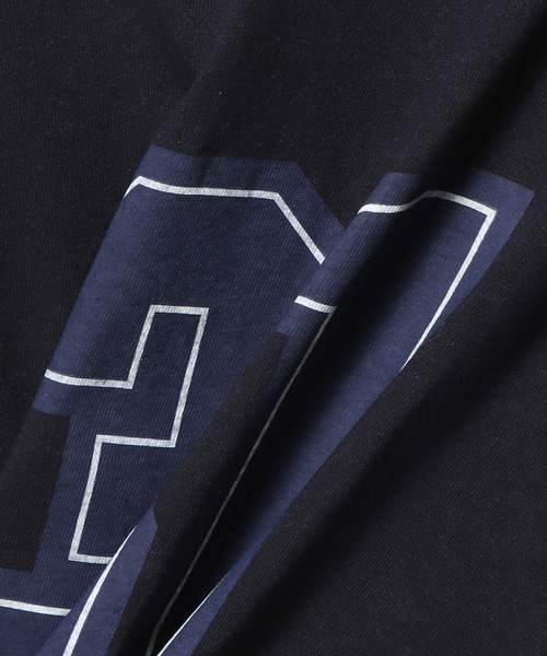 ESTNATION(エストネーション)の「J.B.ATTIRE / フットボール Tシャツ《ESTNATION EXCLUSIVE》(Tシャツ/カットソー・レディース・ネイビー・FREE)」の5枚目の写真