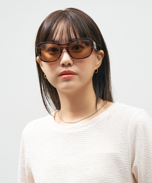 Zoff｜takashi kumagai ウェリントン型 サングラス｜カラーレンズ