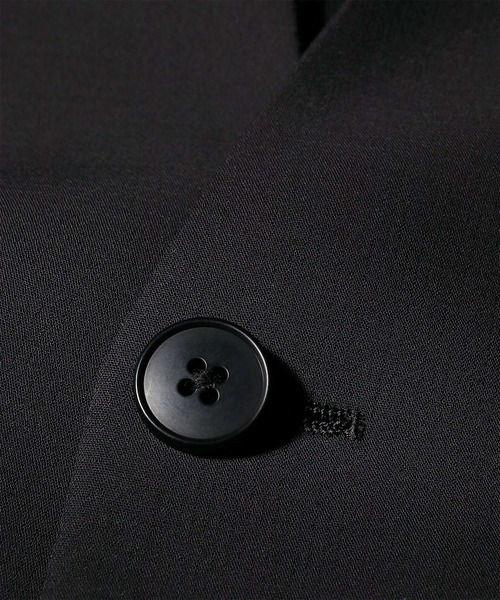 PS Paul Smith(ピーエスポールスミス)の「ライトドライテクスチャー ノーカラー ジャケット【252750 EXJ02】(ノーカラージャケット・メンズ・ダークグレー/ブラック・LARGE/MEDIUM/SMALL)」の11枚目の写真
