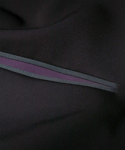 PS Paul Smith(ピーエスポールスミス)の「ライトドライテクスチャー ノーカラー ジャケット【252750 EXJ02】(ノーカラージャケット・メンズ・ダークグレー/ブラック・LARGE/MEDIUM/SMALL)」の12枚目の写真