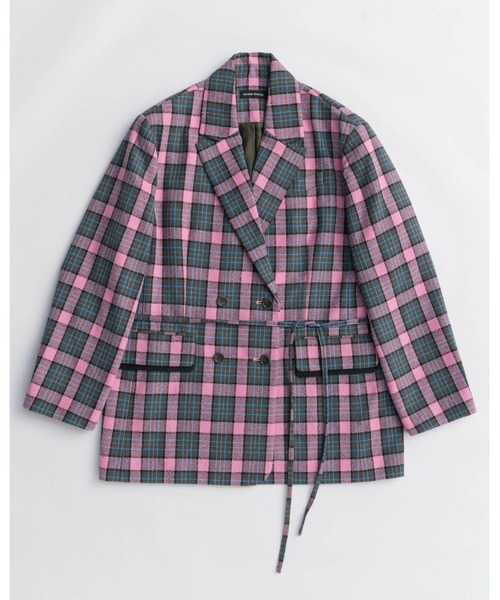 Loop Yarn Plaid Jacket/ループチェックジャケット【MAISON SPECIAL
