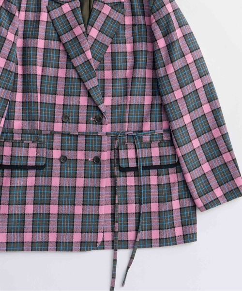 Loop Yarn Plaid Jacket/ループチェックジャケット【MAISON SPECIAL