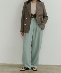 room153 | ハイウエストタックパンツ(その他パンツ)