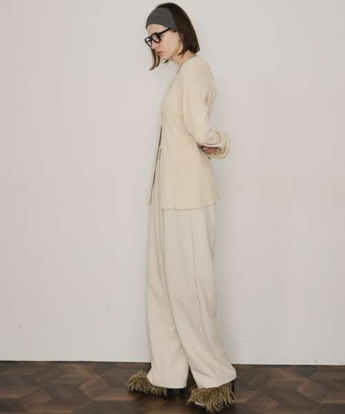 room153（ルームイチゴサン）の「ハイウエストタックパンツ（その他パンツ・レディース・オレンジ/ミント/ブラウン/アイボリー・0/1）」の21枚目の写真