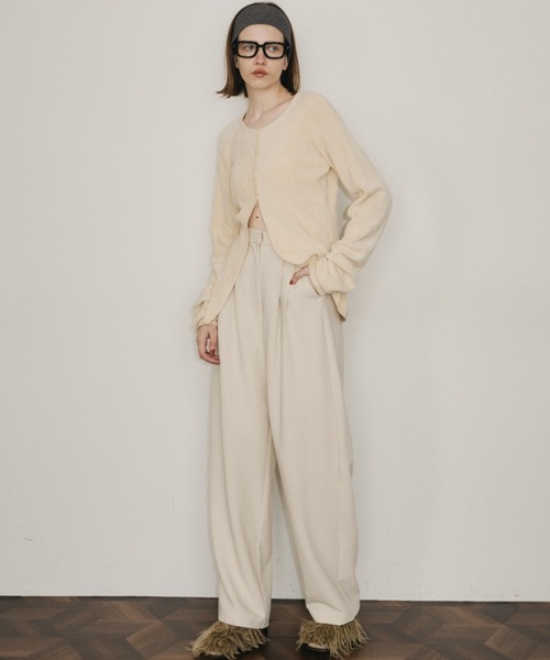 room153（ルームイチゴサン）の「ハイウエストタックパンツ（その他パンツ・レディース・オレンジ/ミント/ブラウン/アイボリー・0/1）」の22枚目の写真