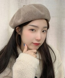 SEU（エスイーユー）の「シンプル ベレー帽 ニット 10カラー レディース オフィスカジュアル きれいめカジュアル 韓国（ハンチング/ベレー帽）」