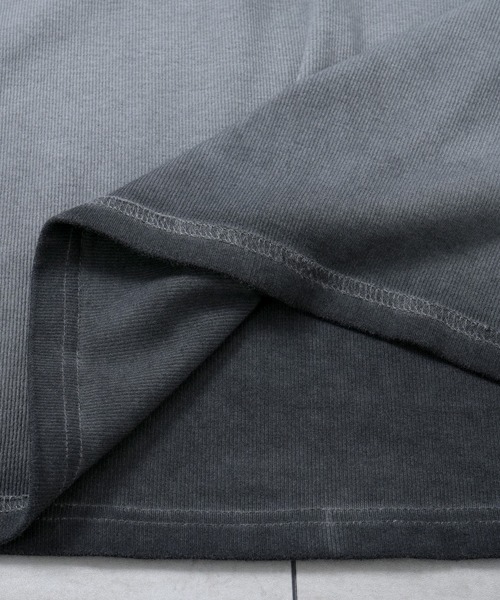Starting Over(スターティングオーバー)の「Vintage design spray processing t-shirt/ヴィンテージデザイン スプレー加工 半袖Tシャツ(Tシャツ/カットソー・メンズ・ピンク/チャコールグレー・M/L/XL)」の7枚目の写真