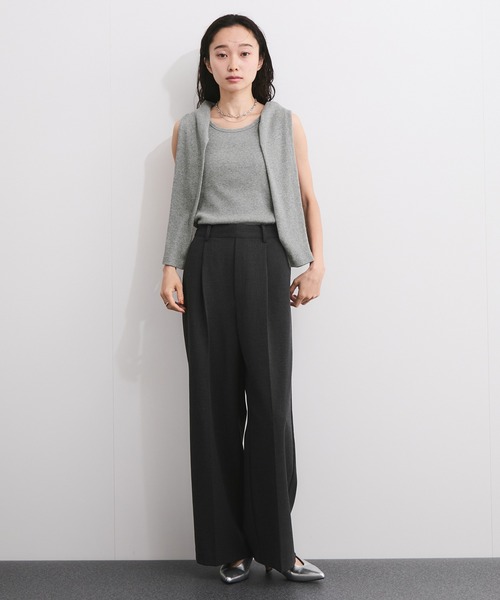 Healthknit(ヘルスニット)の「【Healthknit/ヘルスニット】Tubular American Sleeve Tanktop(タンクトップ・レディース・ブルー系その他6/ホワイト系その他6/カーキ/ライトグレー・FREE)」の6枚目の写真