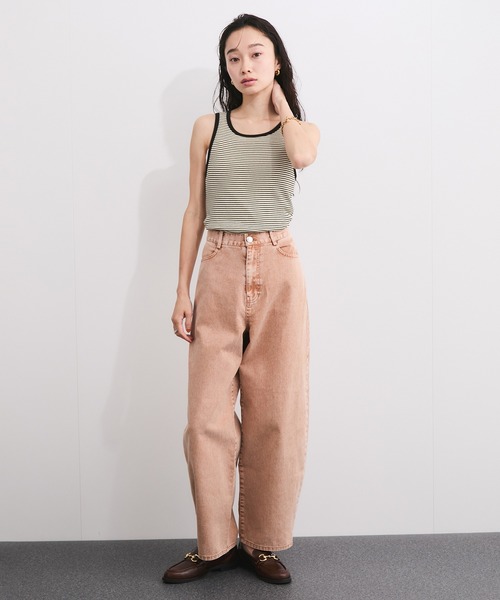 Healthknit(ヘルスニット)の「【Healthknit/ヘルスニット】Tubular American Sleeve Tanktop(タンクトップ・レディース・ブルー系その他6/ホワイト系その他6/カーキ/ライトグレー・FREE)」の8枚目の写真