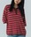 ROSE BUD�i���[�Y�o�b�h�j�́u(CREOLME)MULTI STRIPE POLO TOP�i�j�b�g/�Z�[�^�[�j�v�b���b�h
