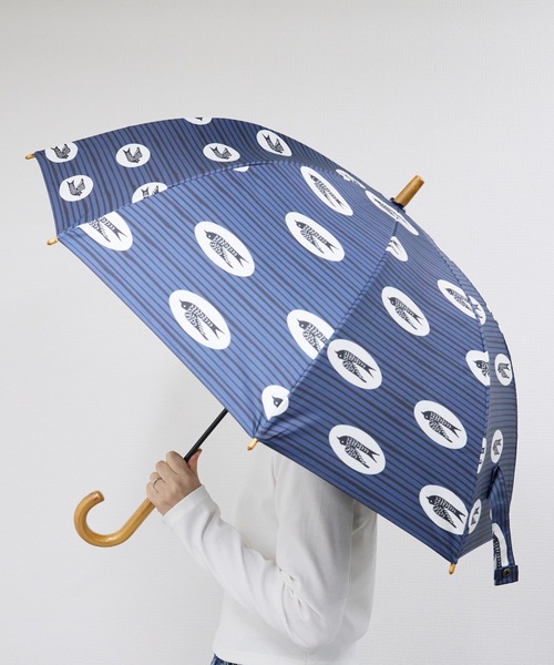 COMMON WARE（コモンウェアー）の「tr:392plusm　サンキューニ プリュス エム THE3 :日傘雨傘　UV Parasol long 55cm  UVカット率100％ 晴雨兼用傘 55cm　長傘（長傘・レディース・ライトブルー/ベージュ/ネイビー/グレー/イエロー/ブルー/グリーン/ブルー系その他/イエロー系その他・55cm）」の5枚目の写真