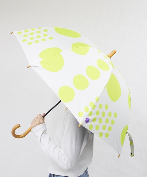 COMMON WARE（コモンウェアー）の「tr:392plusm　サンキューニ プリュス エム THE3 :日傘雨傘　UV Parasol long 55cm  UVカット率100％ 晴雨兼用傘 55cm　長傘（長傘・レディース・ライトブルー/ベージュ/ネイビー/グレー/イエロー/ブルー/グリーン/ブルー系その他/イエロー系その他・55cm）」の8枚目の写真