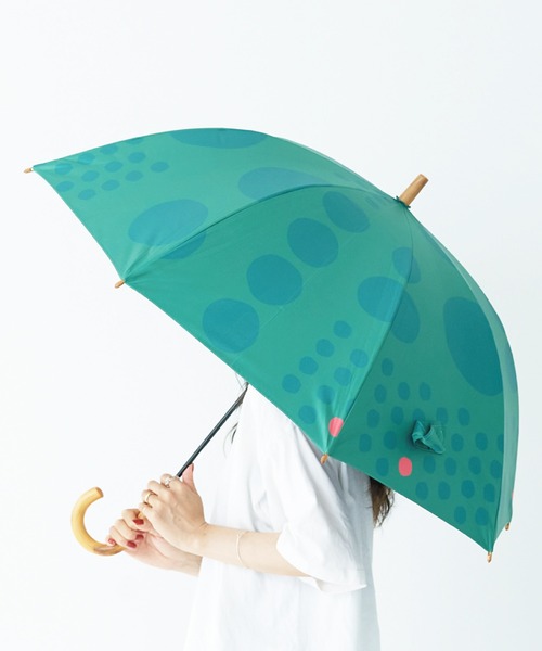 COMMON WARE（コモンウェアー）の「tr:392plusm　サンキューニ プリュス エム THE3 :日傘雨傘　UV Parasol long 55cm  UVカット率100％ 晴雨兼用傘 55cm　長傘（長傘・レディース・ライトブルー/ベージュ/ネイビー/グレー/イエロー/ブルー/グリーン/ブルー系その他/イエロー系その他・55cm）」の22枚目の写真