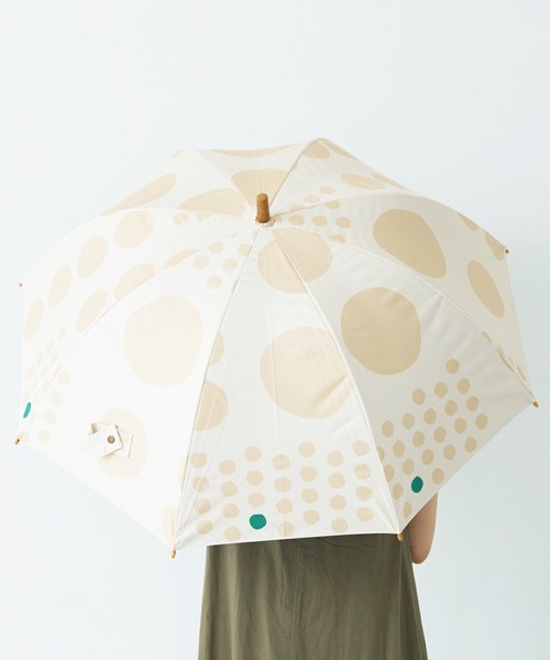 COMMON WARE（コモンウェアー）の「tr:392plusm　サンキューニ プリュス エム THE3 :日傘雨傘　UV Parasol long 55cm  UVカット率100％ 晴雨兼用傘 55cm　長傘（長傘・レディース・ライトブルー/ベージュ/ネイビー/グレー/イエロー/ブルー/グリーン/ブルー系その他/イエロー系その他・55cm）」の19枚目の写真