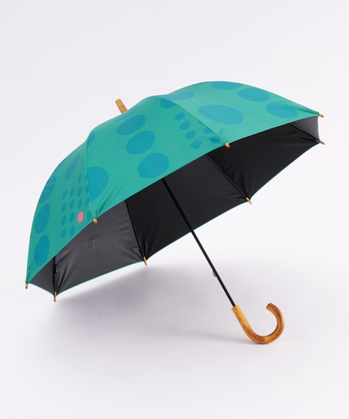 COMMON WARE（コモンウェアー）の「tr:392plusm　サンキューニ プリュス エム THE3 :日傘雨傘　UV Parasol long 55cm  UVカット率100％ 晴雨兼用傘 55cm　長傘（長傘・レディース・ライトブルー/ベージュ/ネイビー/グレー/イエロー/ブルー/グリーン/ブルー系その他/イエロー系その他・55cm）」の21枚目の写真