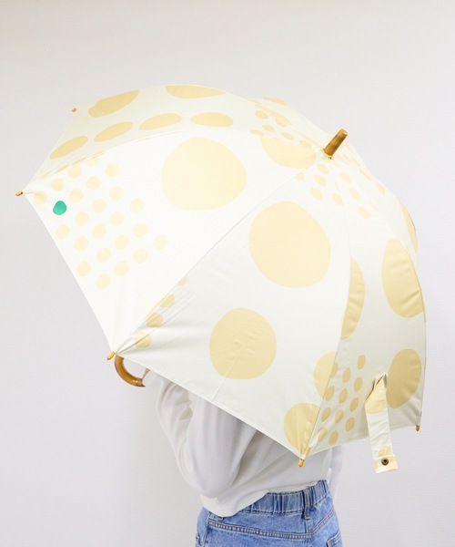 COMMON WARE（コモンウェアー）の「tr:392plusm　サンキューニ プリュス エム THE3 :日傘雨傘　UV Parasol long 55cm  UVカット率100％ 晴雨兼用傘 55cm　長傘（長傘・レディース・ライトブルー/ベージュ/ネイビー/グレー/イエロー/ブルー/グリーン/ブルー系その他/イエロー系その他・55cm）」の18枚目の写真