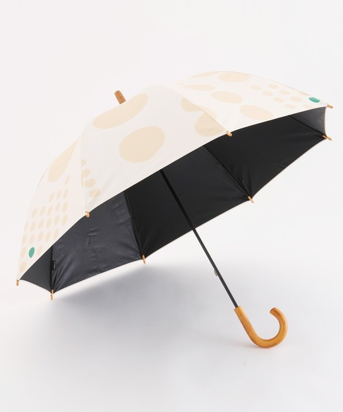 COMMON WARE（コモンウェアー）の「tr:392plusm　サンキューニ プリュス エム THE3 :日傘雨傘　UV Parasol long 55cm  UVカット率100％ 晴雨兼用傘 55cm　長傘（長傘・レディース・ライトブルー/ベージュ/ネイビー/グレー/イエロー/ブルー/グリーン/ブルー系その他/イエロー系その他・55cm）」の15枚目の写真