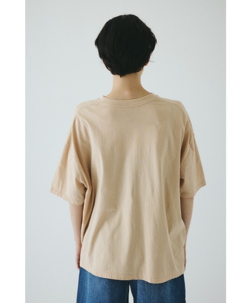 HeRIN.CYE(ヘリンドットサイ)の「サンロクロクtee(Tシャツ/カットソー・レディース・ライトブラック/ライトベージュ/オフホワイト・FREE)」の6枚目の写真