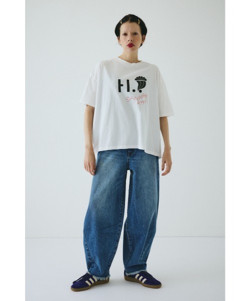HeRIN.CYE(ヘリンドットサイ)の「サンロクロクtee(Tシャツ/カットソー・レディース・ライトブラック/ライトベージュ/オフホワイト・FREE)」の12枚目の写真