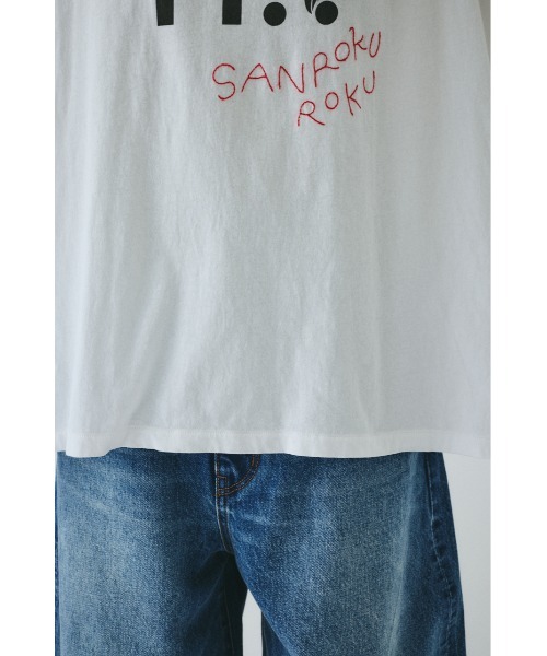 HeRIN.CYE(ヘリンドットサイ)の「サンロクロクtee(Tシャツ/カットソー・レディース・ライトブラック/ライトベージュ/オフホワイト・FREE)」の17枚目の写真