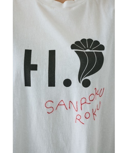 HeRIN.CYE(ヘリンドットサイ)の「サンロクロクtee(Tシャツ/カットソー・レディース・ライトブラック/ライトベージュ/オフホワイト・FREE)」の18枚目の写真